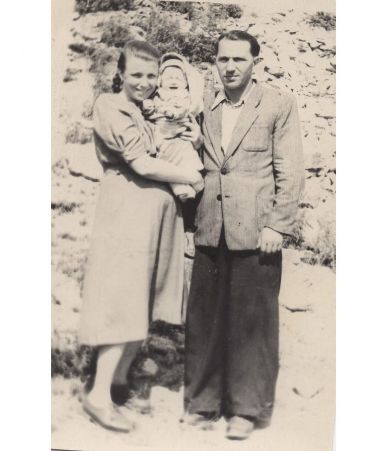 Юлія з батьками, 1957 рік, м.Балей.